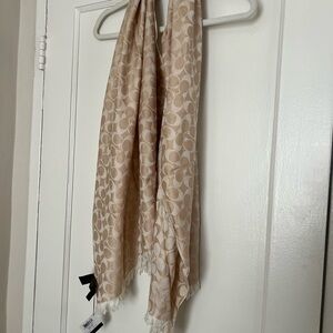 NWT Coach Scarf - Light Khaki